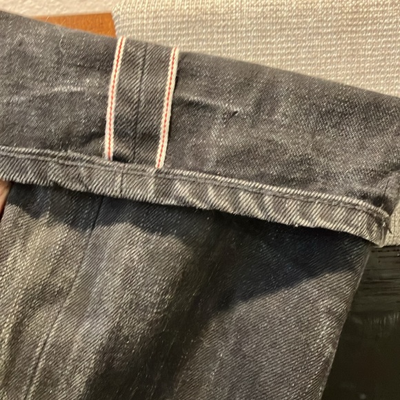 Selvedge brave star black “true straight” size 35. Great cond.! Made in the USA! - Picture 7 of 8